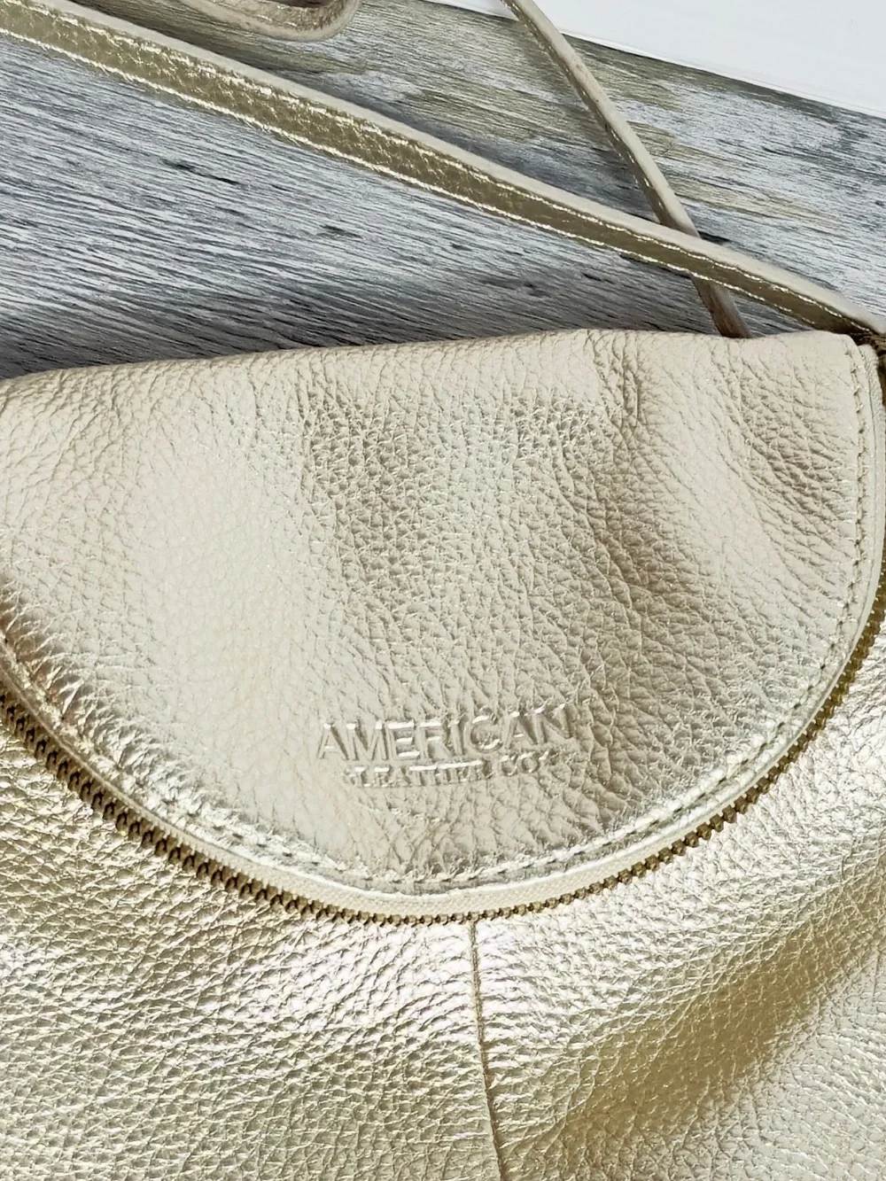 Hampton Large Zip-Around Crossbody from American Leather Co..